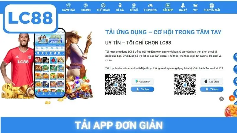 Tải app đơn giản