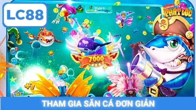 Tham gia săn cá đơn giản